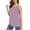 Purple, variant on Tbopshirt Womens Tank Top Women's Fashion Summer Sleeveless Solid Light Breathable Tank Tops