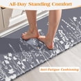 thumbnail image 6 of Kitchen Mats for Floor, Kitchen Rugs Sets of 2, Cushioned Anti Fatigue Mats for Kitchen Floor, Non-Slip Kitchen Decor, Water Resistant Kitchen Rug for Home, Kitchen, 17.3"x30"+17.3"x47", 6 of 7