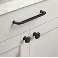 thumbnail image 5 of Goo-Ki 5''(128 mm) Hole Centers Zinc Alloy Cabinet Handles,Matte Black Cabinet Pulls for Kitchen,Drawer,Cupboard & Wardrobe, 6 Pack, 5 of 8
