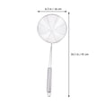 thumbnail image 3 of Shisuyan Wire Mesh Colander for Draining Silver 3Pcs, 3 of 8