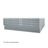 Safco Flat File Closed Base in Gray