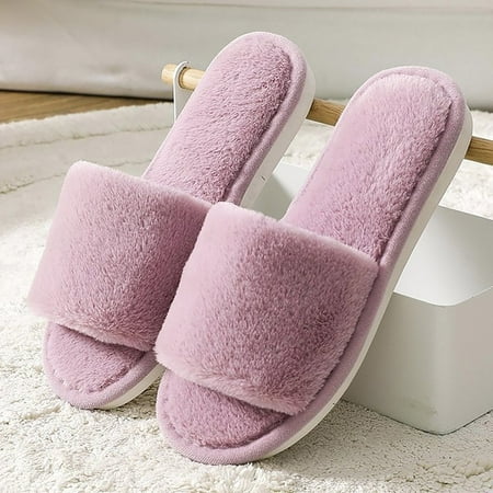 

on Sale! HIMIWAY Stay Cozy and Chic with Our Trendy Cotton Slippers Stylish House Shoes Purple 40
