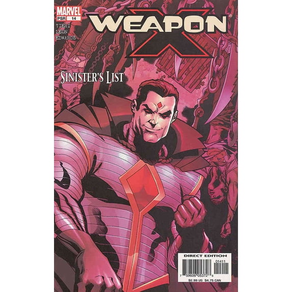 Weapon X (2nd Series) #14 VF ; Marvel Comic Book