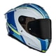thumbnail image 2 of Casco Certificado Cerrado Azul Matte Con Lentes Talla L, 2 of 4