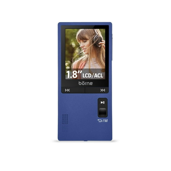 Borne 8GB Video MP3 Player - Blue