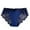 Blue, variant on PMVFHDE Women Mid Rise Smooth Silk Seamless Plus Size Lace Underwear Breathable Rear Lift Triangle Panties Color Striped Briefs Plus Size Underwear For Women Khaki,XL