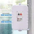 thumbnail image 6 of Indoor Outdoor Speakers Pair - 500 Watt Dual Waterproof 5.25 2-Way Full Range Speaker System w/ 1/2 High Compliance Polymer Tweeter - in-Home, Boat, Marine, Deck, Patio, Poolside White, 6 of 8