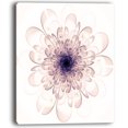 thumbnail image 2 of Fleur Fractale Lumineuse Parfaite en Violet - Impression sur Toile Florale, 2 of 3
