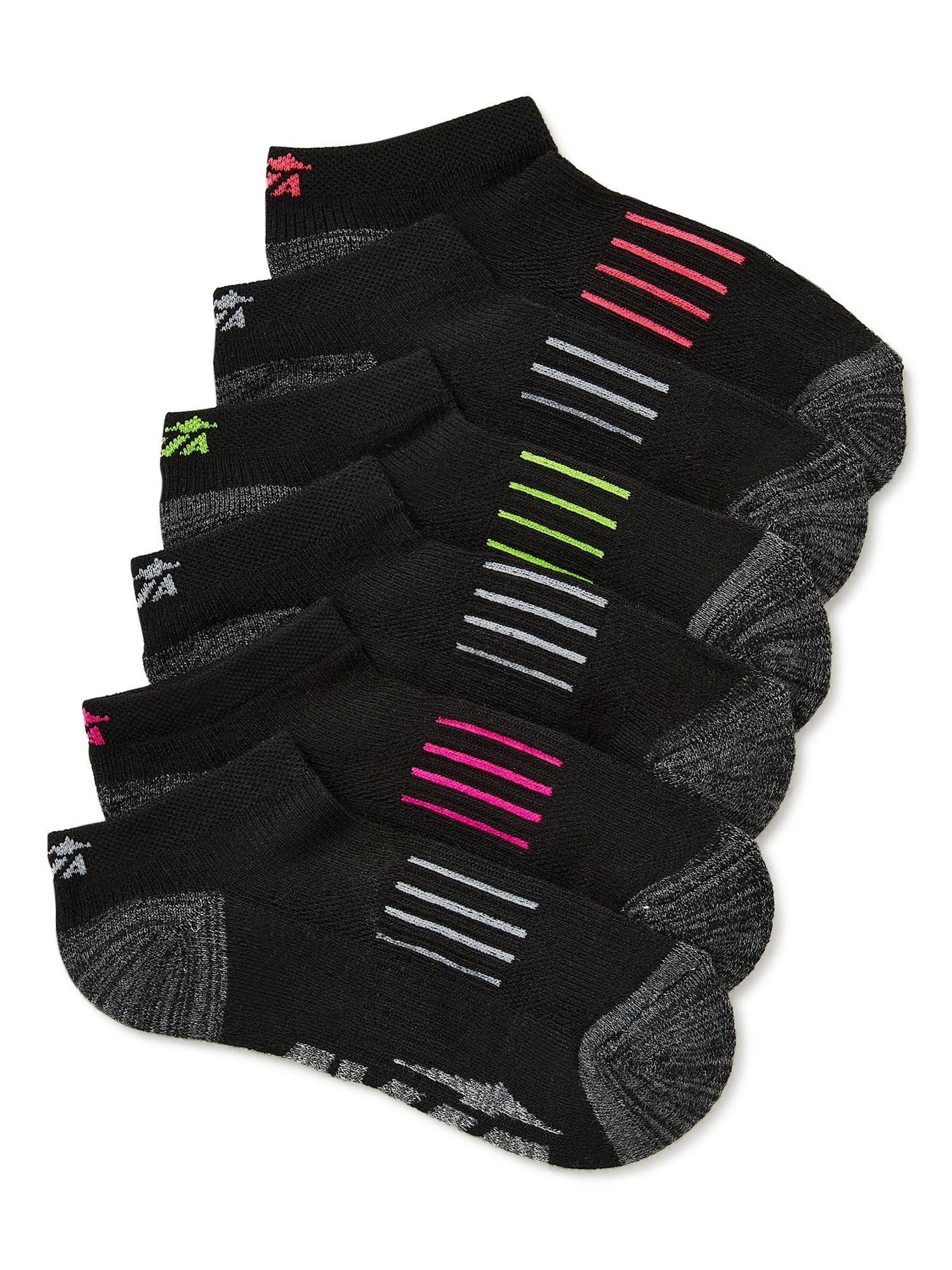 Avia Women's Premium Cushioned Low Cut Socks, 6-Pack