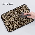 thumbnail image 5 of Bingfone Leopard Print-1 Laptop Sleeve Case 15 inch , 360° Protective Computer Carrying Bag, 5 of 8