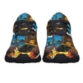 thumbnail image 5 of Black Cat Halloween Shoes Women's Fashion Sneakers Tennis Running Shoes for Men Women Black Size 11, 5 of 7