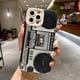 thumbnail image 3 of Funda de teléfono con patrón de radio para iPhone 11 12 13 14 15 16 Pro Max XS XR 7 8 Plus SE 2022, funda de silicona suave mate a prueba de golpes, 3 of 5
