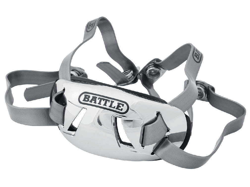 Battle Sports Science Adult Chrome Protective Football Chin Strap 