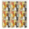 thumbnail image 3 of Ambesonne Cats Shower Curtain, Funny Colored Cartoon, 69"Wx84"L, Multicolor, 3 of 3