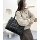 thumbnail image 3 of LHSHID Quilted Hobo Bag Nylon Shoulder Crossbody Bag Padding Down Cotton Handbag Purse Soft Fluffy Large Totes Top Handle Bag, 3 of 8