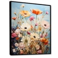 thumbnail image 2 of Designart "Meadow Contemporary Wildflowers Painting I" Floral & Botanical Floater Framed Canvas Print, 2 of 7
