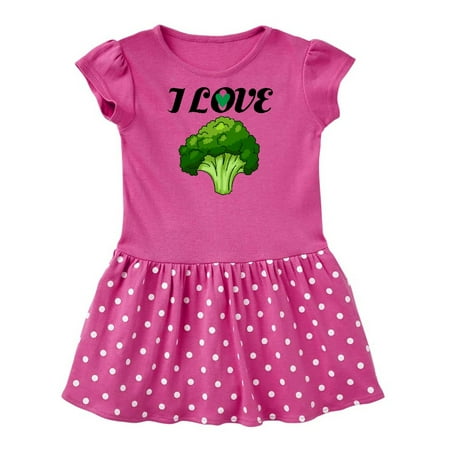 

Inktastic I Love Broccoli Gift Baby Girl Dress