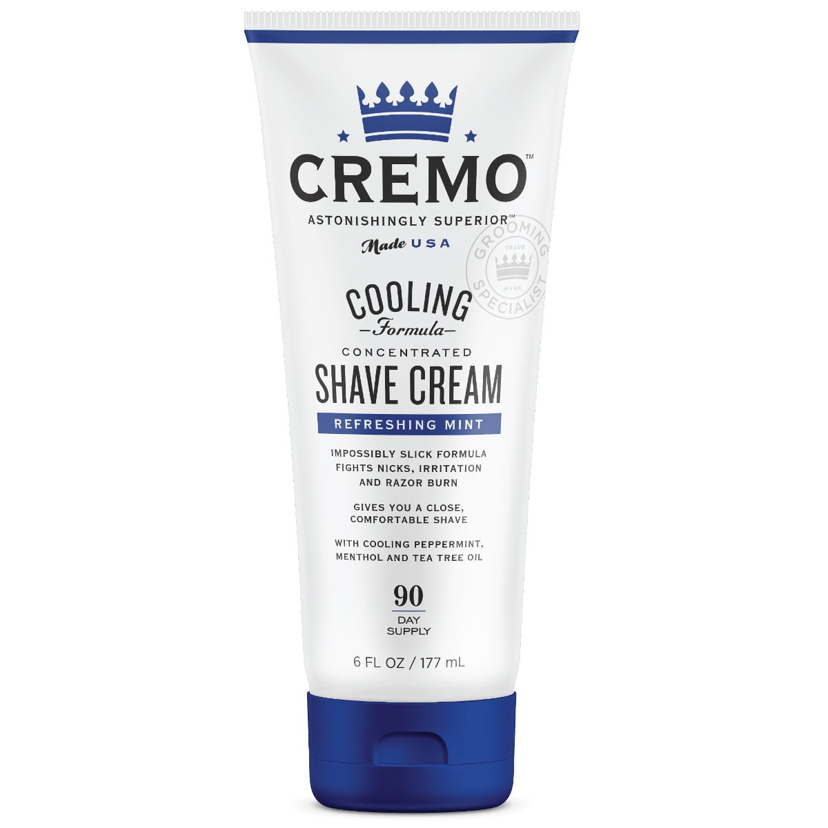 Cremo Cooling Formula Shave Cream, Refreshing Mint, 6 fl oz Walmart