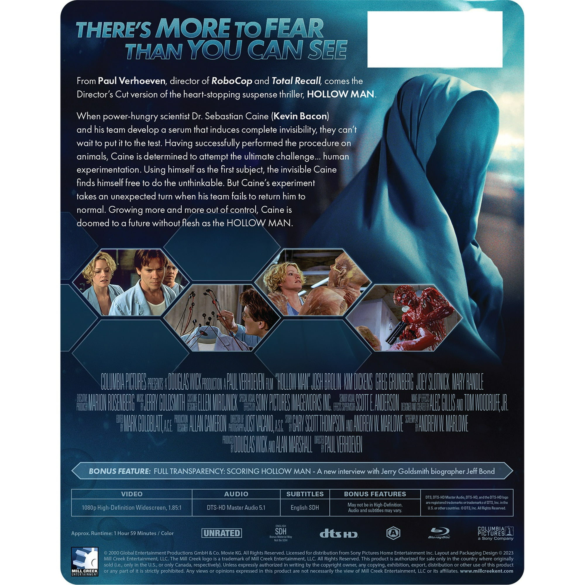 Hollow Man (Blu-ray) (Steelbook), Mill Creek, Horror