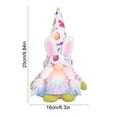 thumbnail image 3 of Decoraciones de Pascua, regalos de Pascua, decoración de Pascua, pequeño regalo, muñeca sin rostro, conejito de Pascua, decoración del festival de Pascua, muñeca de tela, decoración del festival, rega, 3 of 6