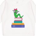thumbnail image 3 of Inktastic Bookworm Girls Reading Toddler Sweatshirt, 3 of 4