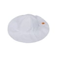 thumbnail image 2 of Baby Toddler UV Protection Sun Bucket Hats Wide Brim White, 2 of 3
