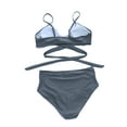 thumbnail image 4 of goowrom Female Spaghetti Strap Bikini Tops+ Leopard Print Bikini Panties, 4 of 5
