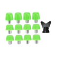 thumbnail image 2 of harper 12 Pieces Football Boot Spikes Replacement Soccer Shoe Spikes Threaded Anti Slip Green, 2 of 10
