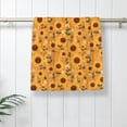 thumbnail image 5 of Pofeuu Modern Wood Grain Sunflower Print Hand Towel 27.5" x 16" Soft Absorbent Towel for Bathroom SPA Gym Hotel, 5 of 6
