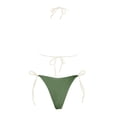 thumbnail image 6 of Afdoent Tankini Swimsuits For Women Bikini Beachwear Tie Side Two Piece Swimsuit For Summer Pool Party Water Activities Beachwear, 6 of 6