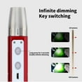 thumbnail image 4 of Stone Tester Flashlight Rechargeable Stone Inspection Lamp Jadeite Testing Light Stainless Steel Texture for Collectors, 4 of 17