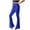 Blue, variant on YYDGH Women's Velvet Pants High Waisted Flare Pants Solid Color Bell Bottom Long Pants Trousers Blue Blue