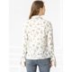 thumbnail image 5 of Blusa Floral Allegra K de Oficina Cuello Puntiagudo con Botones para Mujeres Blanco S, 5 of 6