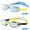 Plating-Mix Yellow&Blue, variant on Ochapa Kids Swim Goggles, 2 Pack Swimming Goggles for Swimming 4-14, Goggles Swimming for Boys and Girls, Anti Fog Swim Goggles with UV Protection