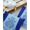 thumbnail image 3 of Outdoor Waterproof Pillow Covers Pack of 2, Anchor Summer Beach Abstract Blue Decorative Throw Pillowcases Cushion Covers for Garden Patio Tent Sofa Couch, 24x24 inch, 3 of 8