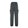 thumbnail image 7 of vigerkar Womens Cargo Sweatpants Oversized Joggers Baggy Athletic Pants with Pockets (Dark Gray, M), 7 of 7