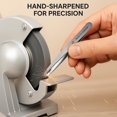 thumbnail image 6 of Beauty Power Professional Tweezers Set – Slant & Point, Ultra Precision German Stainless Steel Tweezers for Eyebrows, Chin, Ingrown Hair & Facial Grooming – Lightweight + Travel Case - Gift Idea, 6 of 10