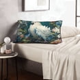thumbnail image 6 of Pofeuu Tropical Parrot Floral Artwork Print Polyester Microfiber Plush Pillowcases, Super Soft and Cozy Pillow Case Covers with Envelop Closure（Pillow core not included）-20"x30", 6 of 6