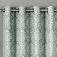 thumbnail image 3 of Luxury Aryanna Classic Damask Floral Curtains Jacquard Grommet Panels (Set of 2), 3 of 4