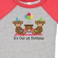 thumbnail image 4 of Inktastic Twins 1st Birthday Bears Boys or Girls Baby Bodysuit, 4 of 5