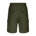 thumbnail image 4 of nerohusy Men's Flex Casual Cargo Shorts, Lightweight Water Resistant Golf Shorts, Stretch Tactical Work Shorts with Multi-Pocket 2025 Army Green,XXL, 4 of 8