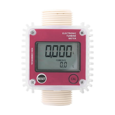 

K24 10-120L/Min LCD Digital Diesel Oil Fuel Turbine Flow Meter Tester Gauge