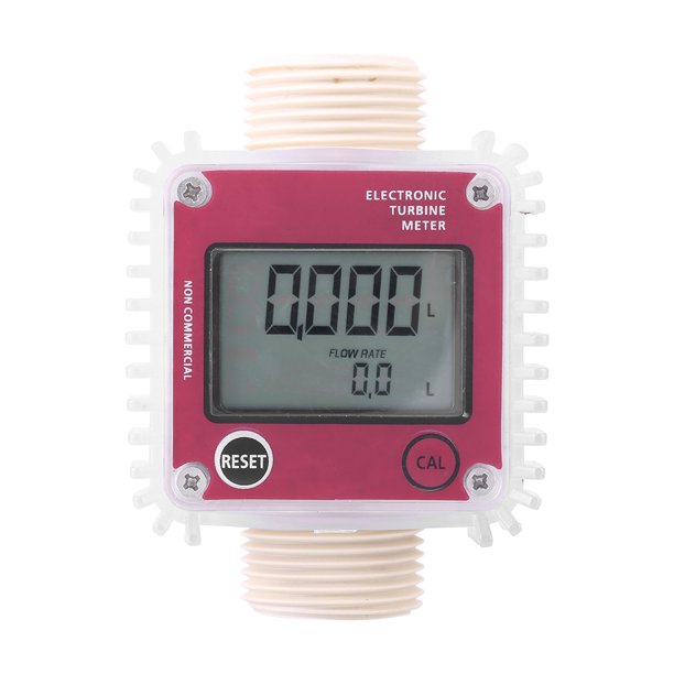 WDOplteas Medidor flujo turbina diésel Digital LCD K24 10-120L/Min