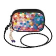 thumbnail image 2 of FORMRS Mini Crossbody Bag for Women Adjustable Shoulder Rope Travel Casual Phone Purse, Light Colorful Circles, 2 of 7