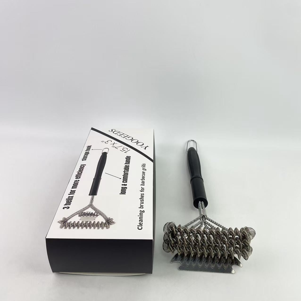 YOOGEEDSCleaning brushes for barbecue grills - Safe BBQ Brush for Grill -Stainless Grill Grate Cleaner - Safe Grill Accessories for Porcelain/Charcoal Grill - Gifts for Grill Wizard/Men/Dad