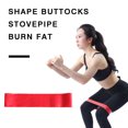 thumbnail image 1 of Vonky Yoga Bande de résistance à l'intérieur Enfant Fitness Fitness Force Formation Latex Sangle de résistance élastique, 600x50x0.9mm, rouge, 1 of 9