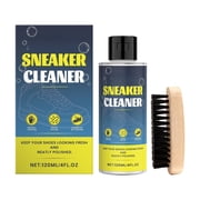 Shoe Cleansing Kit, Foam Decontaminant, Multi-material Refresher, Mild Efficient Maintenance Solution for Sneaker Footwear Canvas Rubber Leather Daily Cleaning Upkeep
