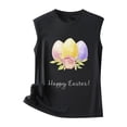 thumbnail image 1 of Tops con estampado de Pascua sin mangas con cuello redondo a la moda para mujer Fridja qr3359, 1 of 6