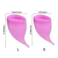 thumbnail image 3 of Hot Hygiene Product Pads Reusable Female Menstrual Cup Menstrual Medical Silicone Cup Lady Cups PINK L, 3 of 8