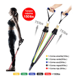 thumbnail image 2 of 150lbs Kit De Bandas De Resistencia Ligas Para Ejercicio 12pzs Belug, Colores, 2 of 5